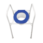 Aspire Over Toilet Aid Blue Plastic Seat