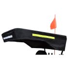 Sun Canopy and Flag with Rear Scooter Bag