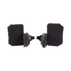 Flat Headrest Laterals and Covers - Black