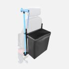 Mobility Scooter Bag Carrier with Inbuilt Walking Stick Holder