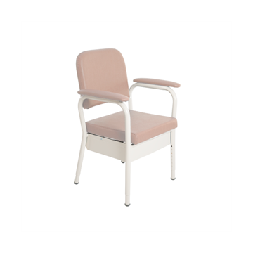 Aspire Deluxe Bedside Commode - Champagne