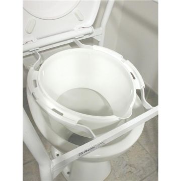 Splashguard for Folding Over Toilet