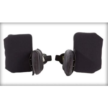 Flat Headrest Laterals and Covers - Black