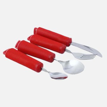 NRS Red Handled Cutlery Set