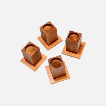 Bed / Chair Raiser Blocks - Wooden 75mm