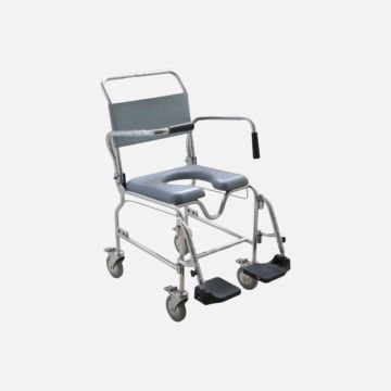 Aspire Shower Commode Attendant Propelled with Swing Away Footplates Rental
