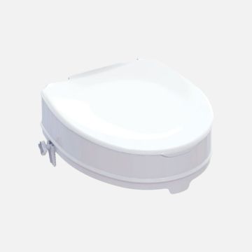King Raised Toilet Seat with Lid