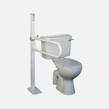 Toilet Support Rail - Devon - Floor Mounted