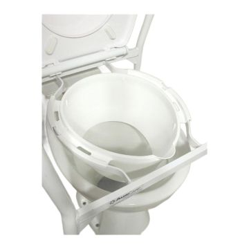 Splashguard for Folding Over Toilet