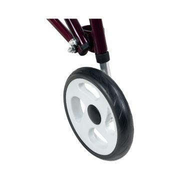 9" Front Non-swivel Wheels with Inner Legs