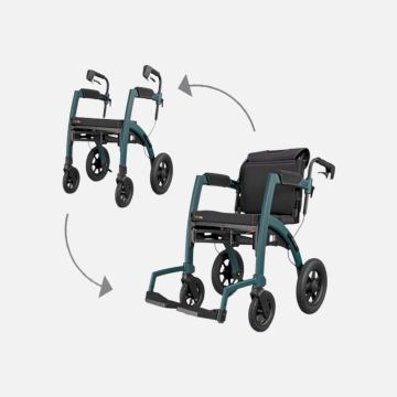 Rollz Motion Performance 2-in-1 Wheelchair Walker