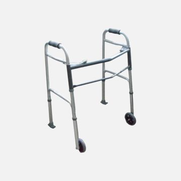 My Mobility Walking Frame with Front Wheels and Rear Glides