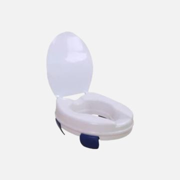 Clearance Raised Toilet Seat with Lid - 10cm