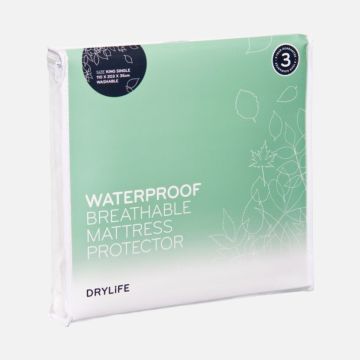 Drylife Waterproof Breathable Mattress Protector (with Skirt)