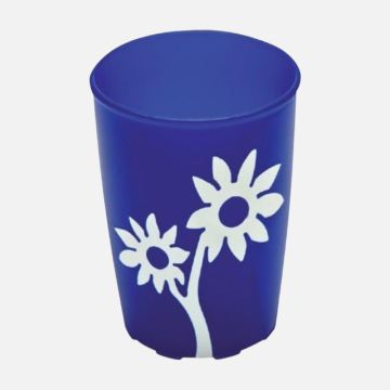 Ornamin Non-Slip Cup with Flower Design