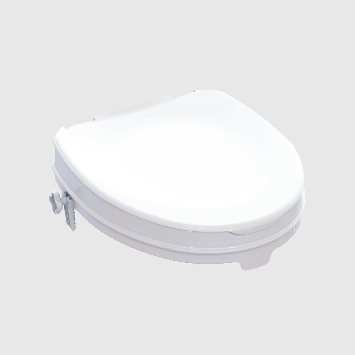 King Raised Toilet Seat with Lid