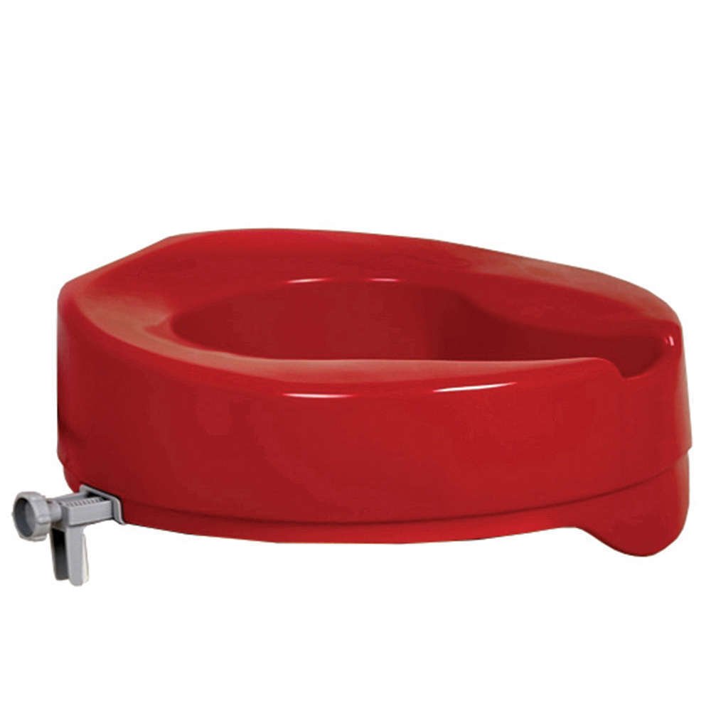 Red Raised Toilet Seat-4" or 10cms