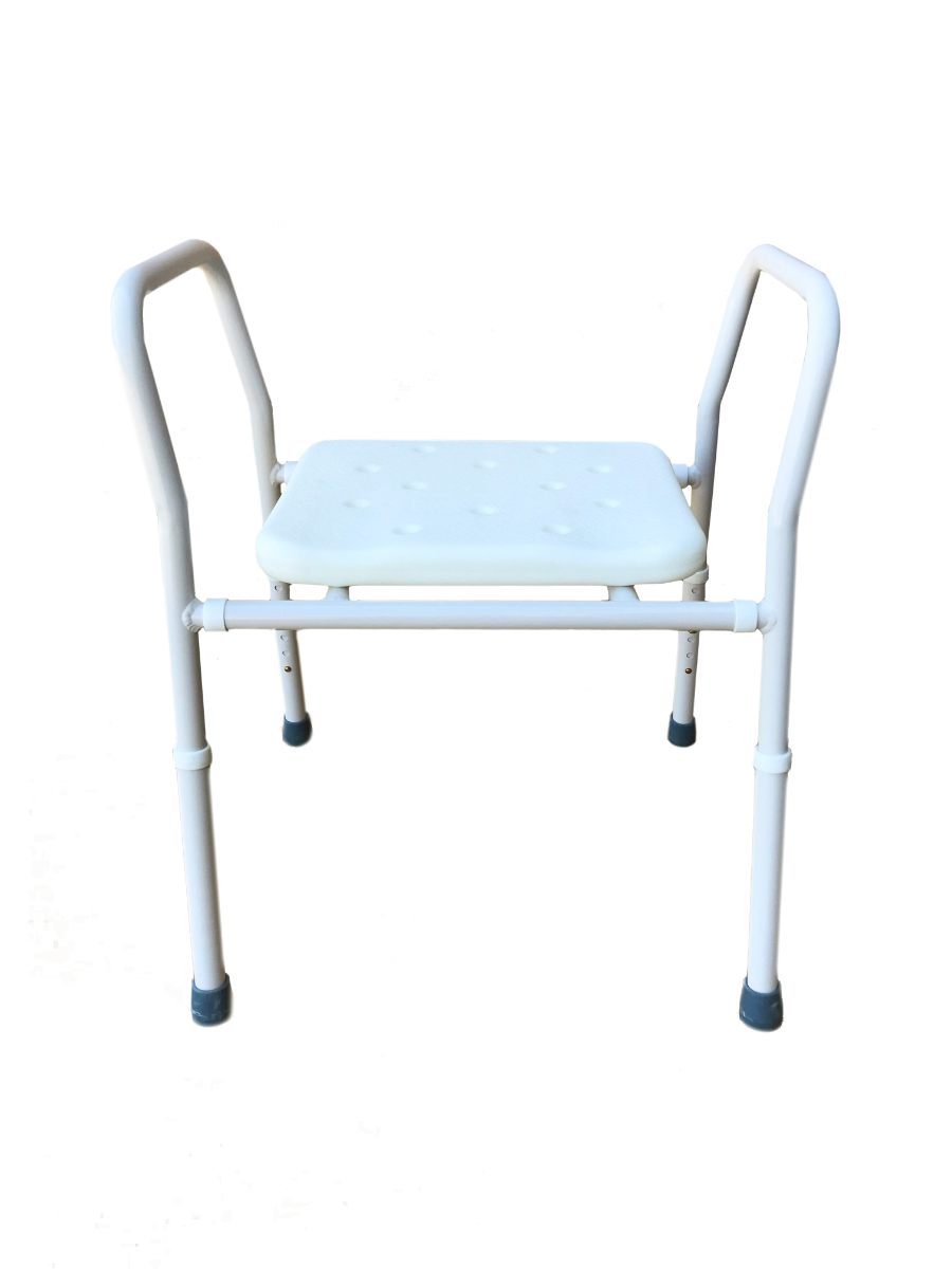 Shower Stool with Blow Moulded Width Adjustable Seat