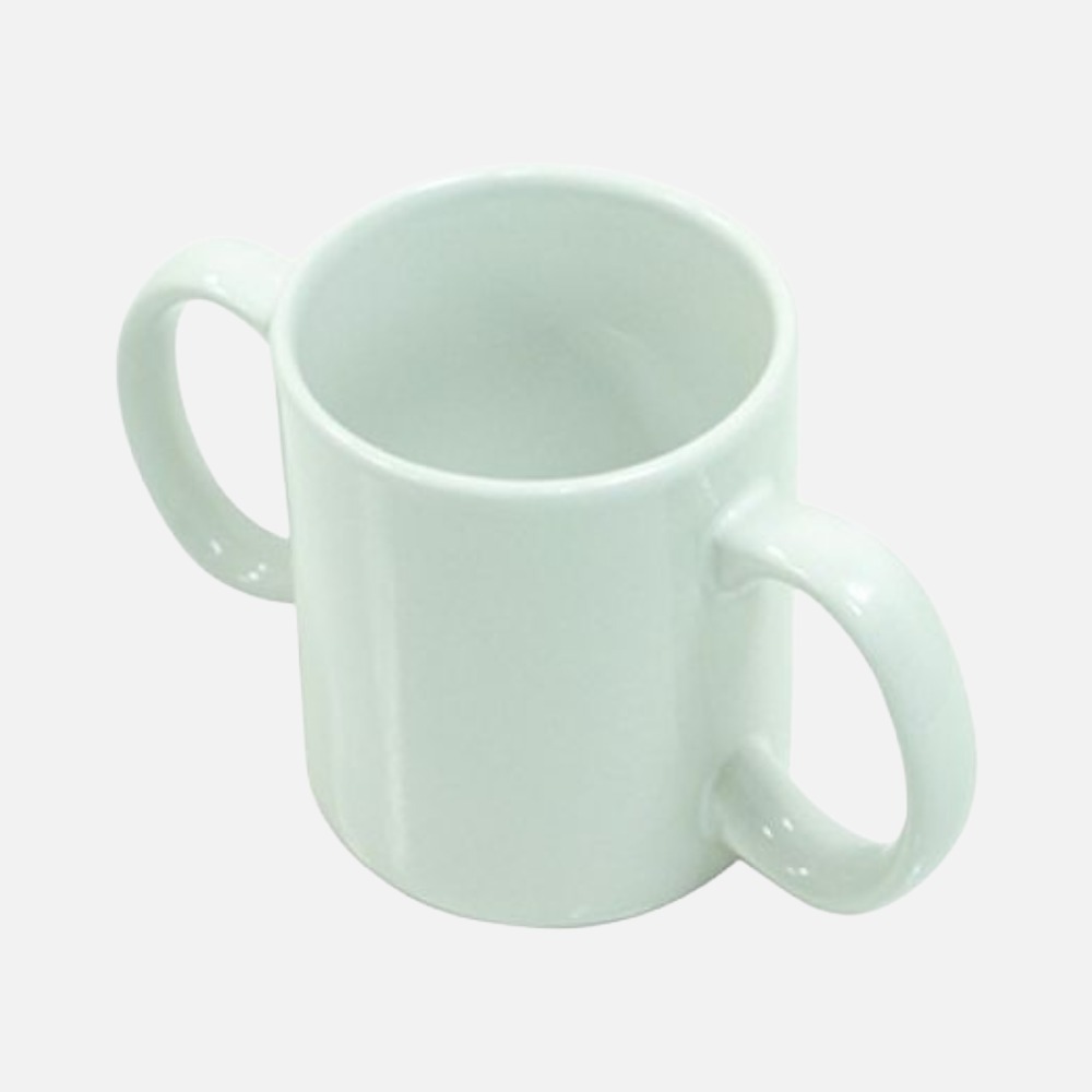 Two Handled Ceramic Mug