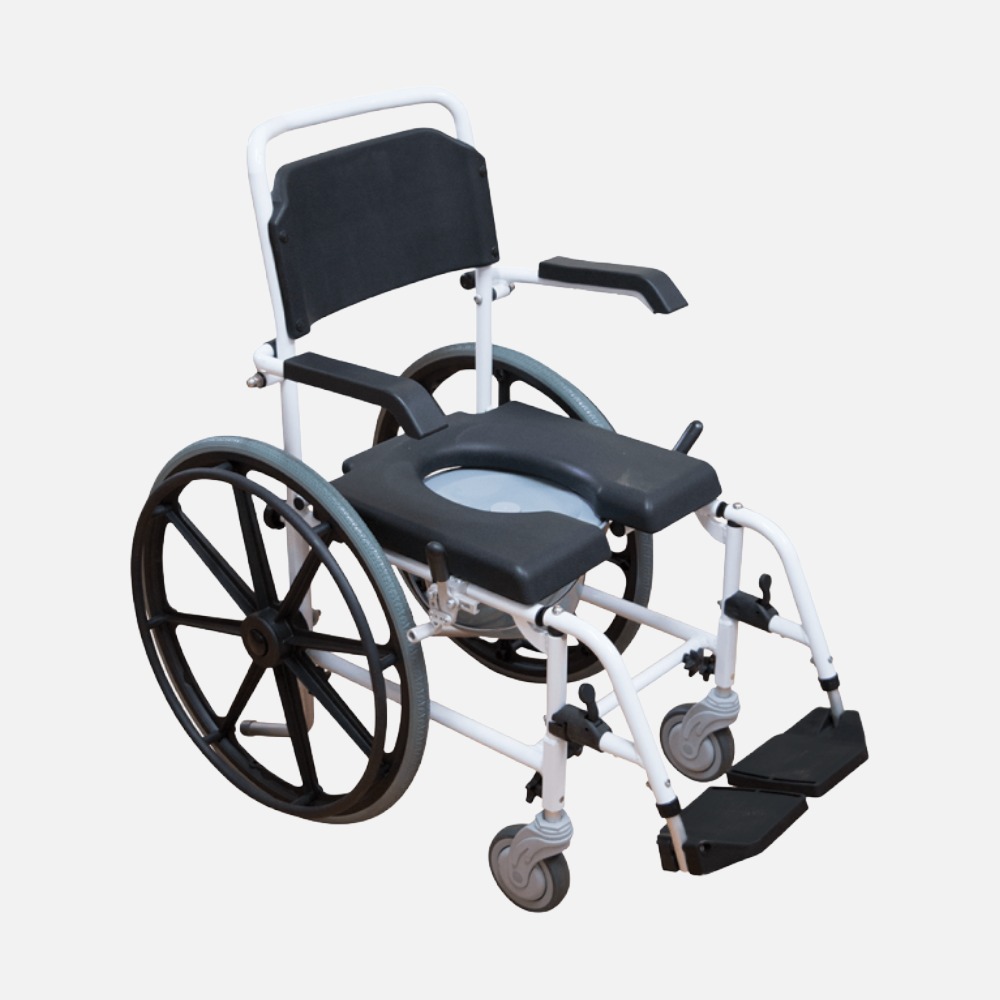Aspire Community Aluminium Commode Self