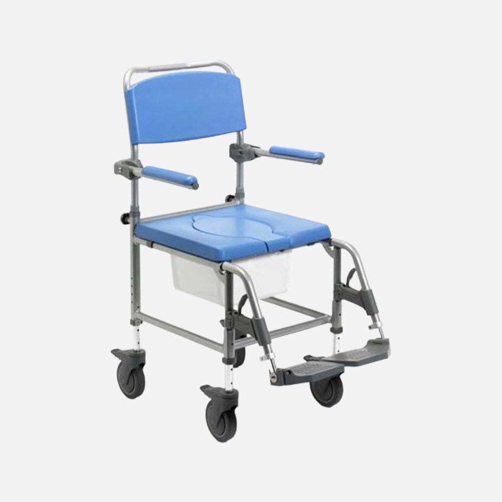 Homecraft Atlantic Wave Deluxe Shower Commode Attendant Propelled